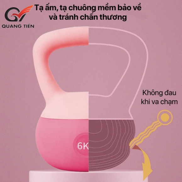 Tạ Bình Vôi mềm PVC thế hệ mới màu pastel