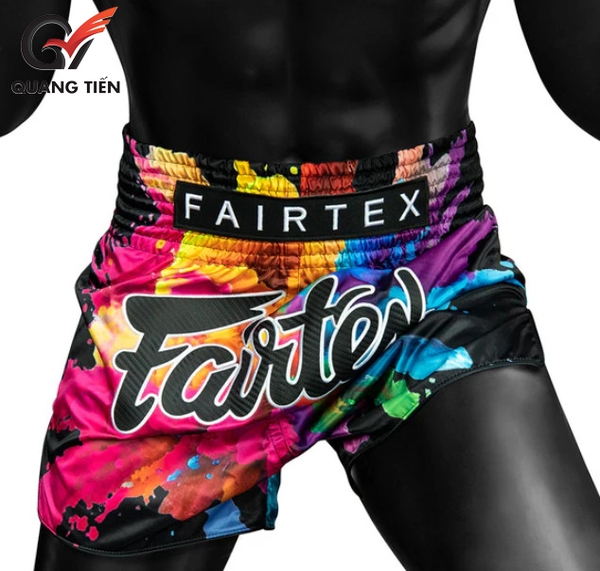 Quần Fairtex Muay Thai Shorts - BS1940 Black Funky Soul