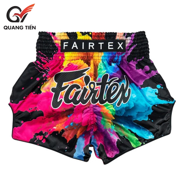 Quần Fairtex Muay Thai Shorts - BS1940 Black Funky Soul