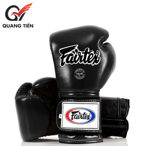 Găng Tay Boxing Fairtex BGV9 Mexican Style - HEAVY HITTER -   Đen