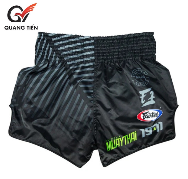 Quần Fairtex Muay Thai Shorts - BS1924 Racer Black
