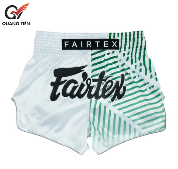 Quần Fairtex Muay Thai Shorts - BS1923 Racer White