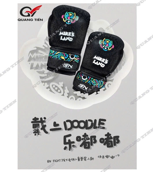 Găng tay boxing mini BN MIKE'S LAND 6oz chính hãng dành cho trẻ em