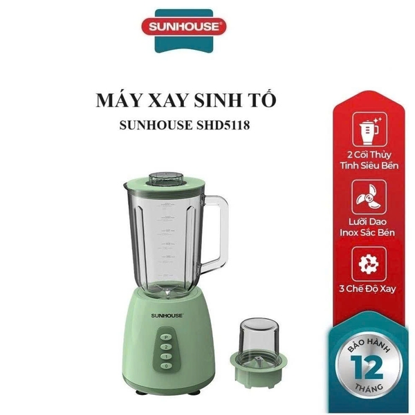 Máy xay sinh tố Sunhouse SHD5118