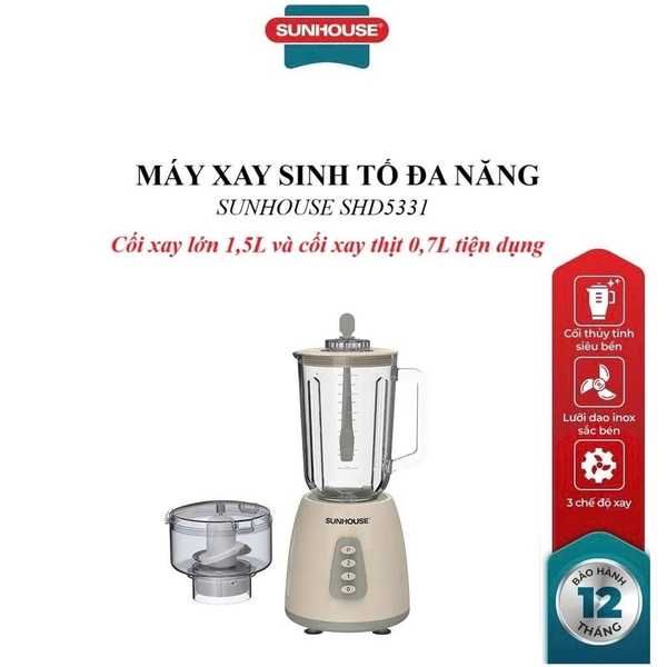 Máy xay sinh tố đa năng Sunhouse SHD5331