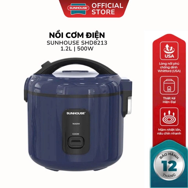 Nồi cơm điện 1.2L Sunhouse SHD8213