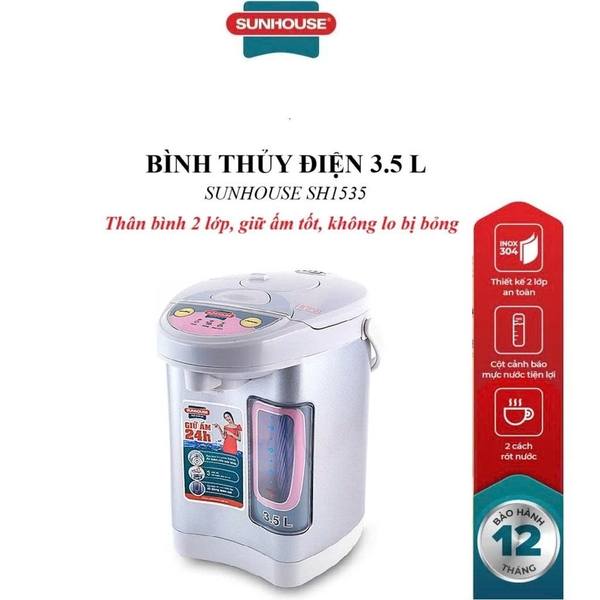 Bình thủy điện Sunhouse SH1535