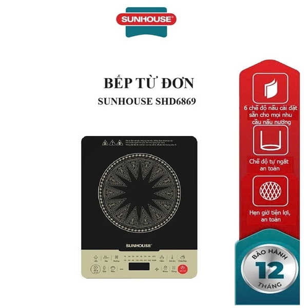 Bếp từ đơn Sunhouse SHD6869