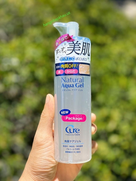 Tẩy da chết toàn thân Cure Nature Aqua Gel 250ml - MADE IN JAPAN.