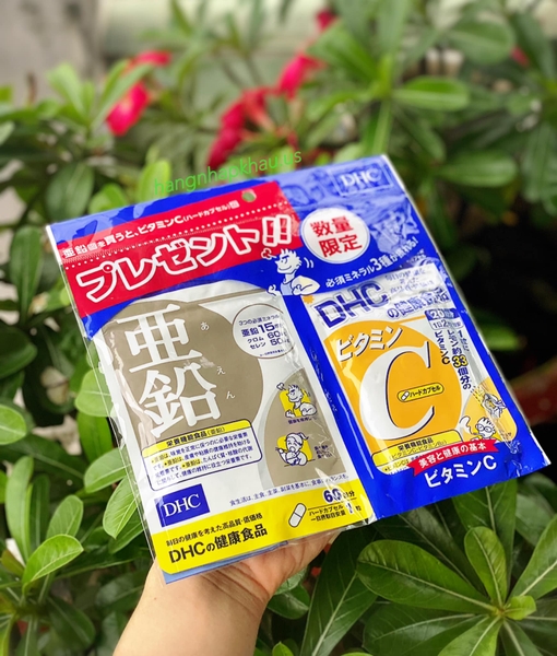 Combo Viên uống Vitamin C & Kẽm DHC - MADE IN JAPAN.