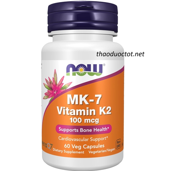 MK 7 Vitamin K2 100 mcg hãng Now Mỹ