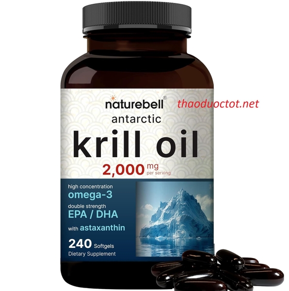 Omega 3 Dầu nhuyễn thể Nam Cực NatureBell 2000mg