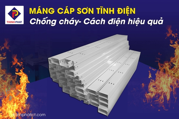 ưu điểm của máng cáp sơn tĩnh điện