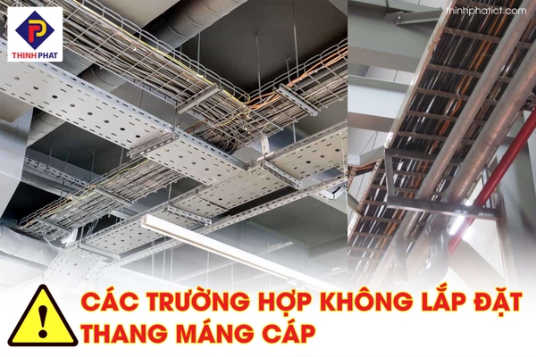 những trường hợp không nên lắp đặt thang máng