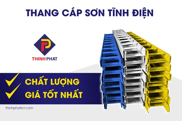 Thang cáp sơn tĩnh điện đa dạng màu sắc