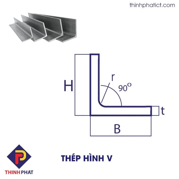 Bản vẽ kỹ thuật thép hình chữ V