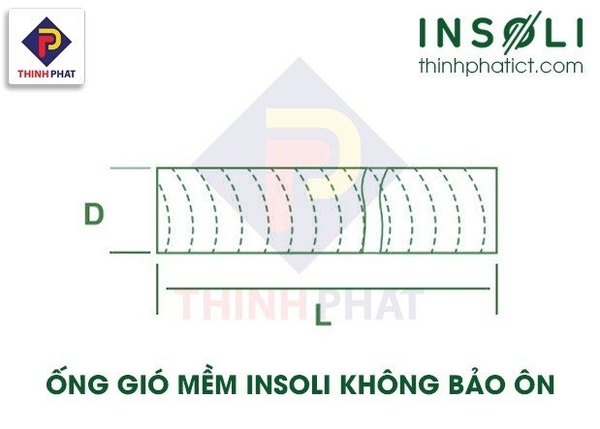 Bản vẽ kỹ thuật ống gió mềm không bảo ôn