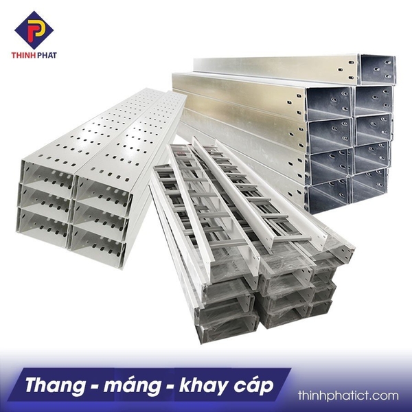 Thang máng cáp, khay cáp được gia công tại nhà máy Thịnh Phát