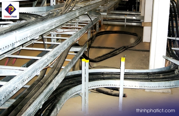 Lớp mạ bề mặt thang máng lâu ngày dần có dấu hiệu bị oxi hóa