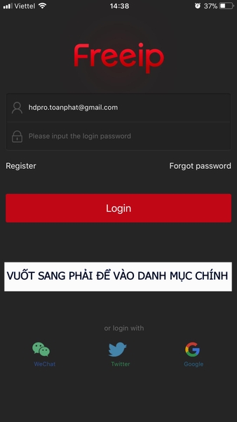 Hướng dẫn cách xem camera IP qua điện thoại với phần mềm Freeip - phần mềm Freeip