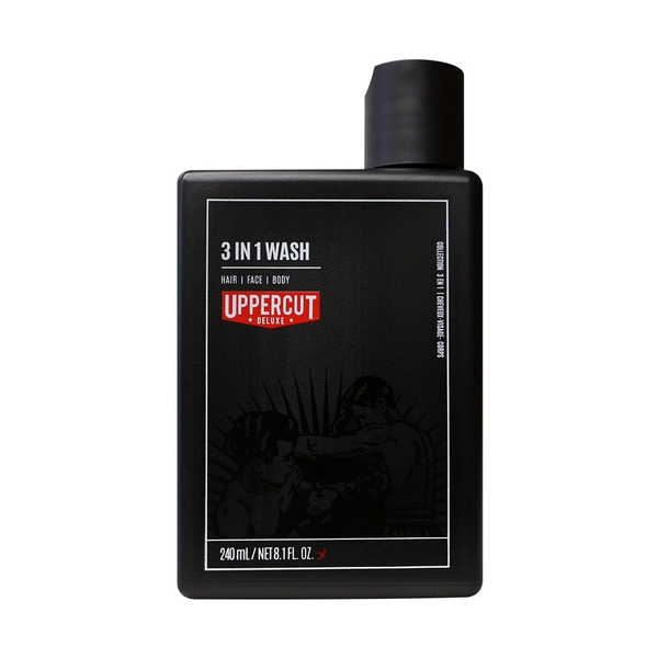 Dầu gội kiêm sữa tắm Uppercut Deluxe 3 in 1 Wash
