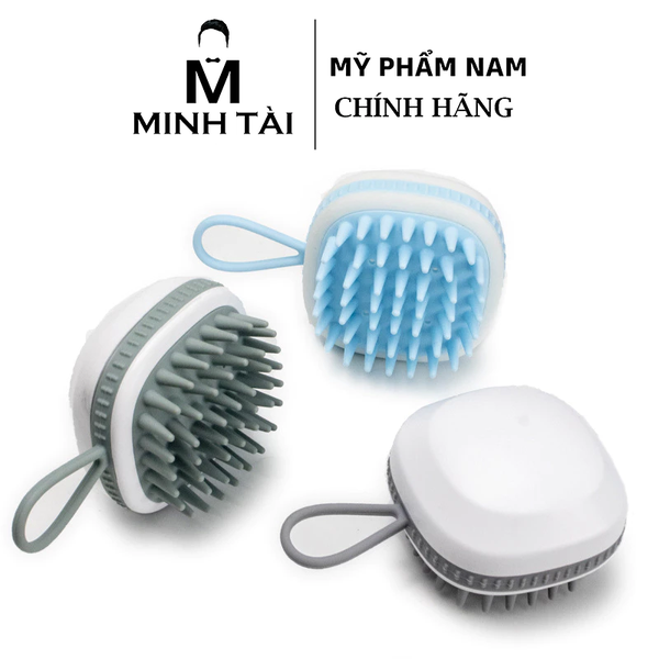 Bàn Chải Gội Đầu Massage Silicone Hình Vuông