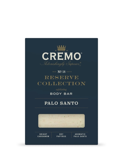 Xà Phòng tẩy tế bào chết  Cremo Palo Santo ( Reserve Collection ) ExFoliating Body Bar