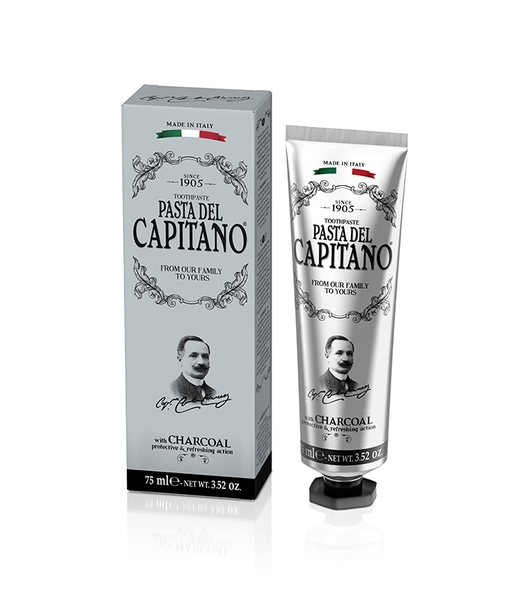 Pasta Del Capitano Charcoal 1905 ( Than Hoạt Tính ) 75ML