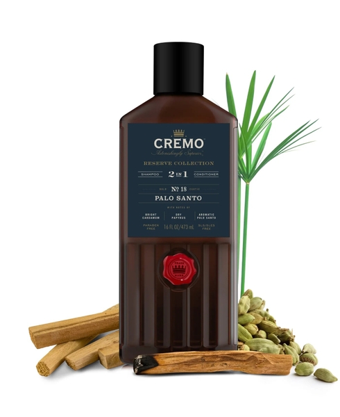 Dầu gội & dầu xả 2in1 Cremo Palo Santo (Reserve Collection ) 2 in 1 Shampoo & Conditiner