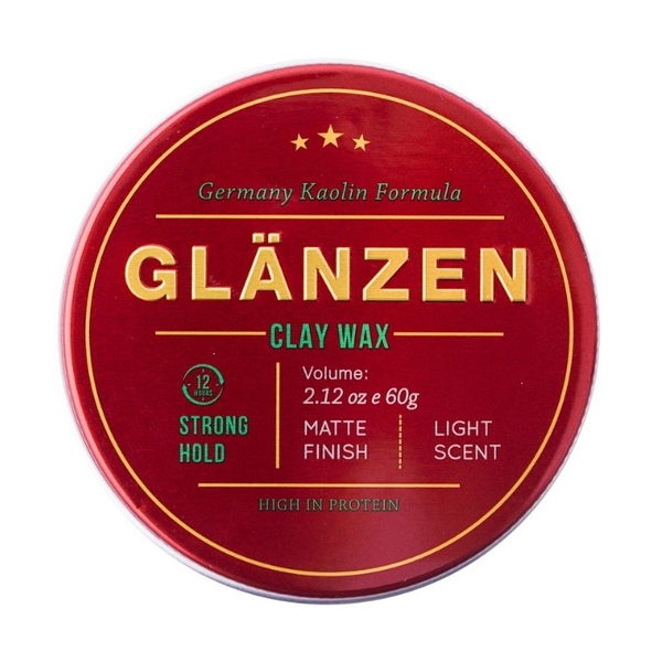 Sáp vuốt tóc nam Glanzen Original Clay Wax 60g