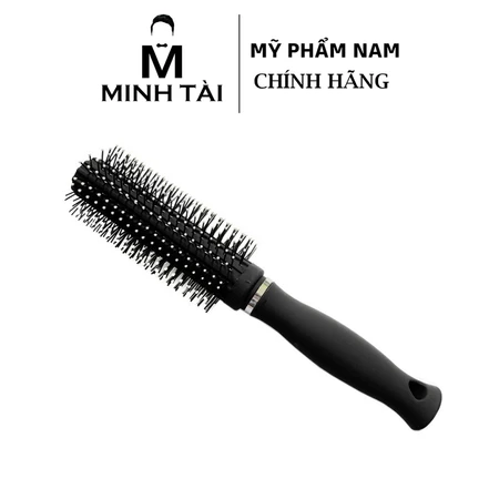 Lược Tròn Tạo Phồng Tóc - Lược tròn đen cổ bạc