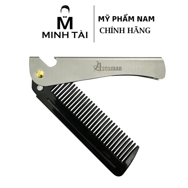 Lược gấp nhôm Azenman Men Pocket Comb