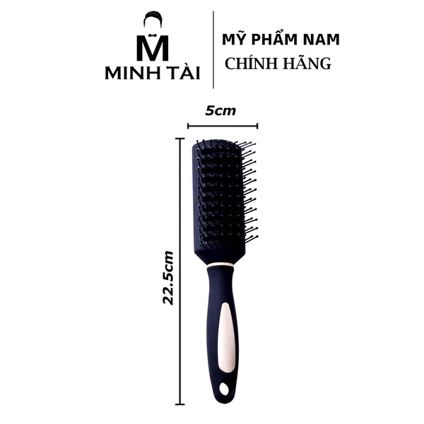 Lược bán nguyệt tạo phồng tóc chuôi vàng - Lược sấy uốn tóc