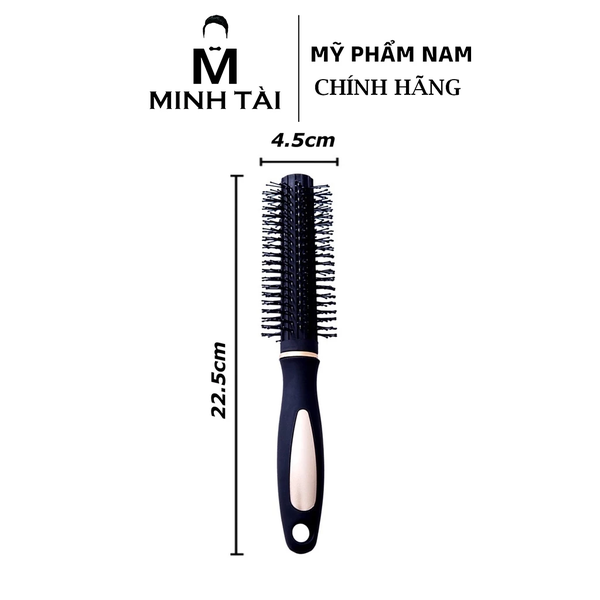 Lược tròn tạo phồng tóc chuôi vàng - Lược sấy uốn tóc