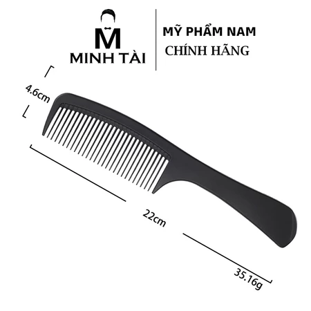 Lược Chải Tóc Sợi Carbon – Chống Tĩnh Điện & Chịu Nhiệt Cao
