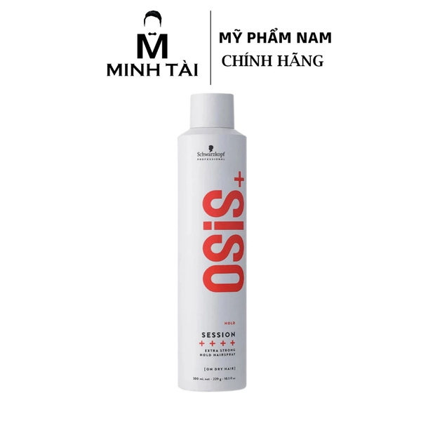 Gôm xịt tóc Schwarzkopf Osis+ Session Extra Strong 300ml