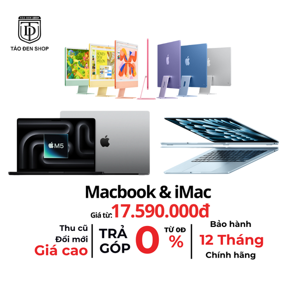 Macbook vs iMac Chính Hãng