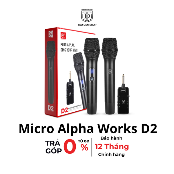 Micro không dây Alpha Works D2 Chính Hãng - Giá tốt