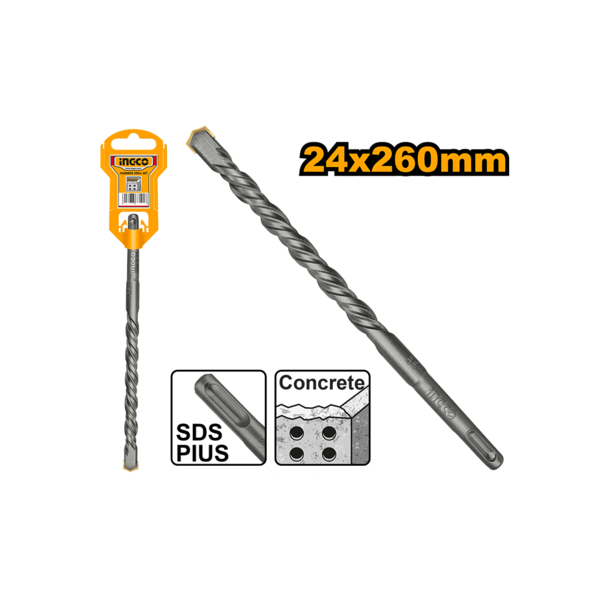 Mũi Khoan Bê Tông Đuôi Gài DBH1212401 INGCO