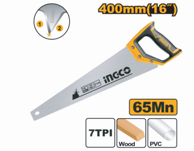 Cưa Tay Lá Liễu HHAS08400 INGCO