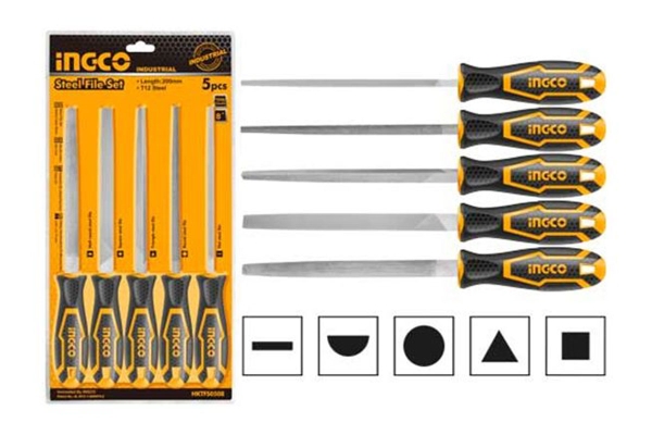 Bộ 5 Giũa Sắt HKTFS0508 INGCO