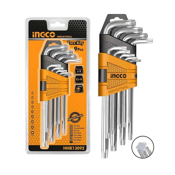 Bộ 9 Chìa Lục Giác Bông HHK13092 INGCO