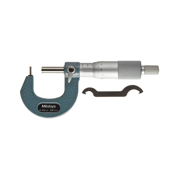 Panme cơ khí đo ống 0-25mm (1 đầu trụ) Mitutoyo 115-302