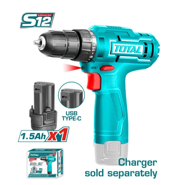 Máy khoan pin 12V TDLI12428 TOTAL