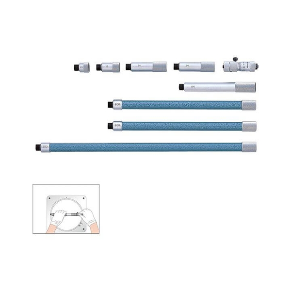 Panme cơ đo trong dạng ống nối 50-1000mm/0.01mm Mitutoyo 137-204