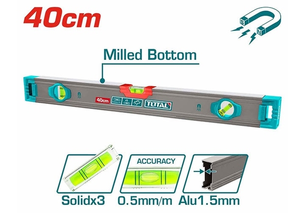 Thước Thủy Kèm Theo Nam Châm Hút 40cm Total TMT24028M