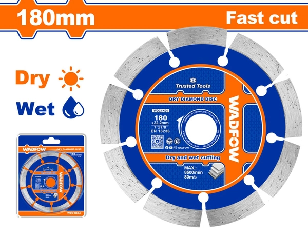 Lưỡi Cắt Gạch Khô-Ướt 180X22.2Mm WDC1K04 WADFOW