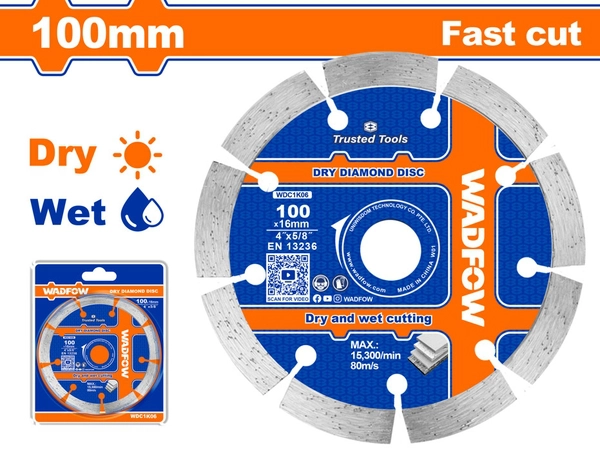 Lưỡi Cắt Gạch Khô-Ướt 100X16Mm WDC1K06 WADFOW