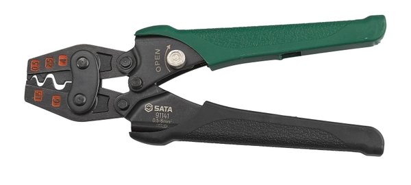 Kìm bấm cose SATA 91141, cỡ dây từ 0.5mm - 35mm - CRIMPING PLIERS FOR  TERMINALS 0.5-6mm²