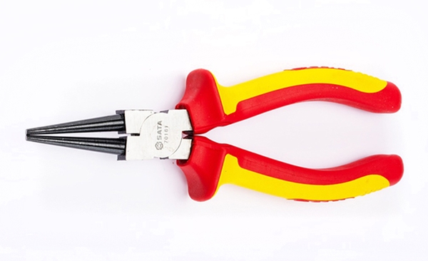 Kìm lấy phe mũi thẳng cách điện từ 6 inch SATA 70161 - INSULATED ROUND PLIER 6